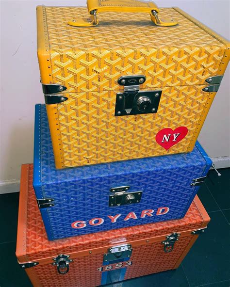 goyard vans in chines|goyard trunks price.